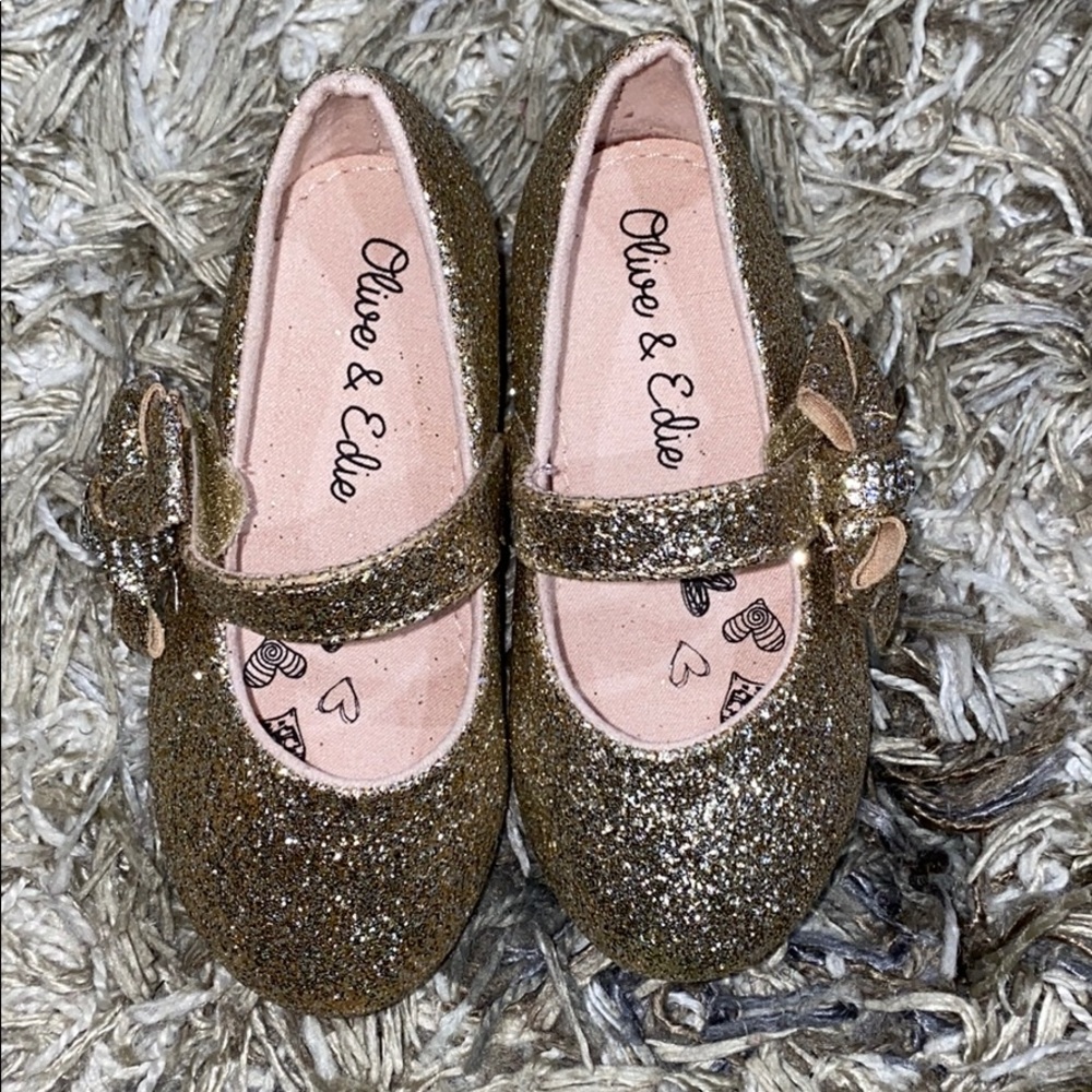 Champagne Glittery Shoes
